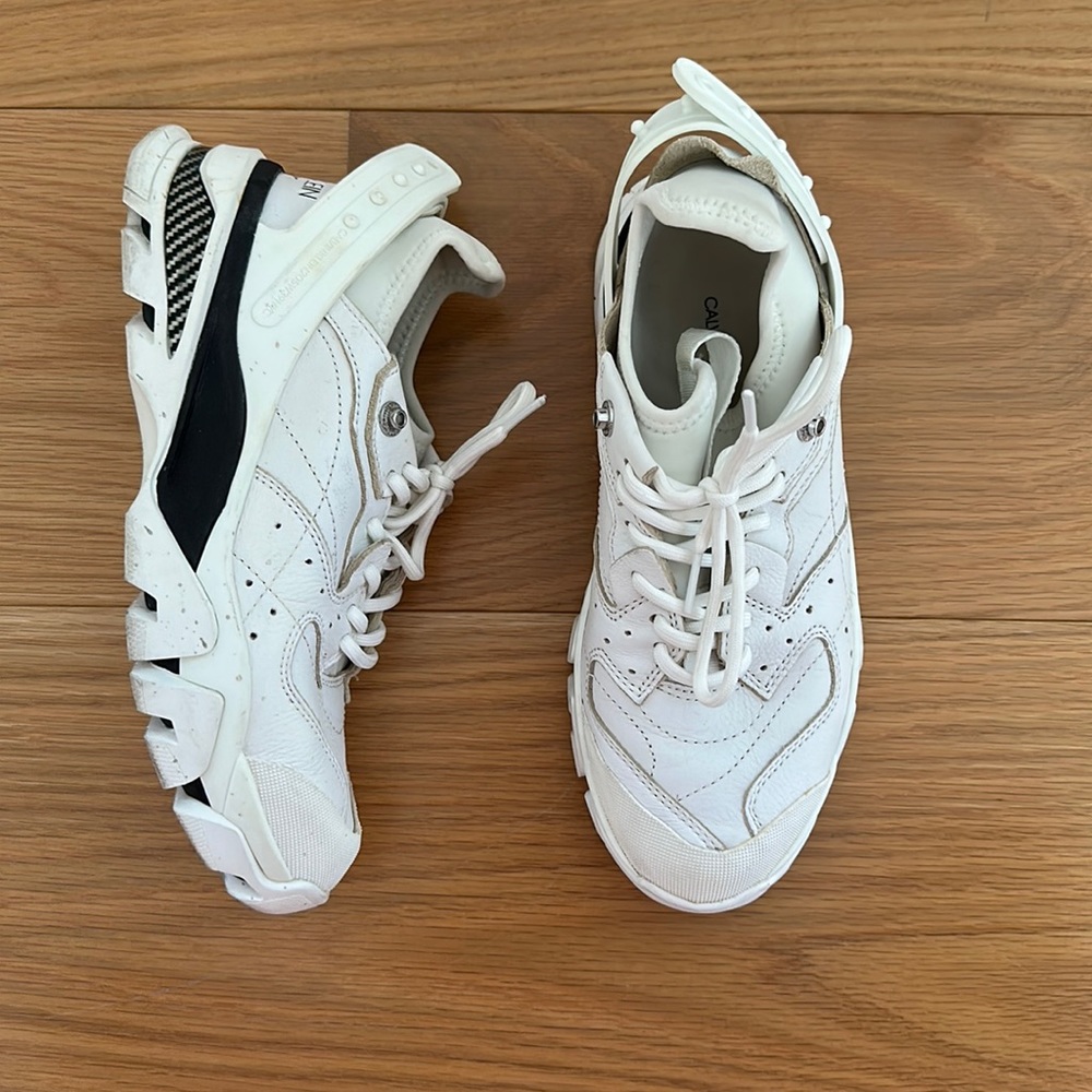 CALVIN KLEIN 205W39NYC - Carla Lace Up Chunky Sneaker - Size 8